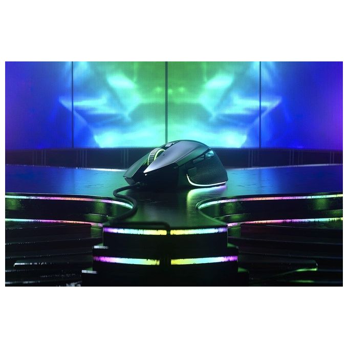Razer RZ01-04000100-R3M1 Basilisk V3 Mouse da Gioco Cablato 11 Tasti Programmabili Sensore Ottico 26000 DPI Illuminazione Razer Chroma RGB colore Nero