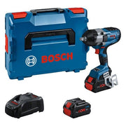 Bosch 0 601 9J8 303 Professional Avvitatore a massa battente 18 V 1000 Nm Motore Brushless BITURBO 2 Batterie Incluse L-Boxx 136 colore Nero Blu