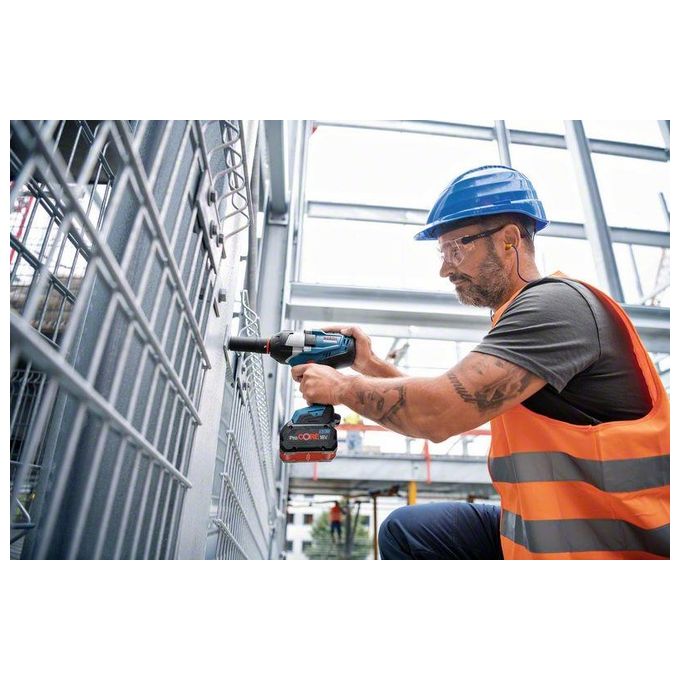 Bosch 0 601 9J8 301 GDS 18V-1000 Professional Cacciavite a percussione 18 V 1000 Nm 1750 rpm Impugnatura a pistola colore Nero Blu Rosso