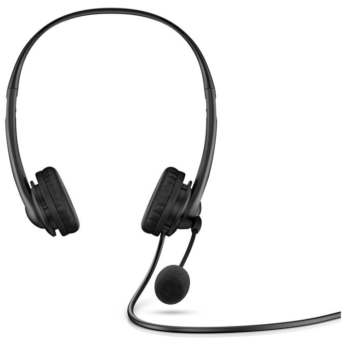 HP 428H5AA#ABB Cuffie stereo USB G2 Auricolare Cablato con Microfono a Stella per Ufficio colore Nero