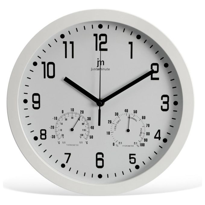 Lowell Orologio da Parete al Quarzo, Temperatura, UmiditÃ