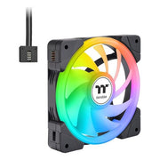 Thermaltake CL-F167-PL12SW-A SWAFAN EX12 ARGB Ventola per Case PC 12 cm 3 Pezzi con Illuminazione ARGB e Connessione Magnetica colore Bianco