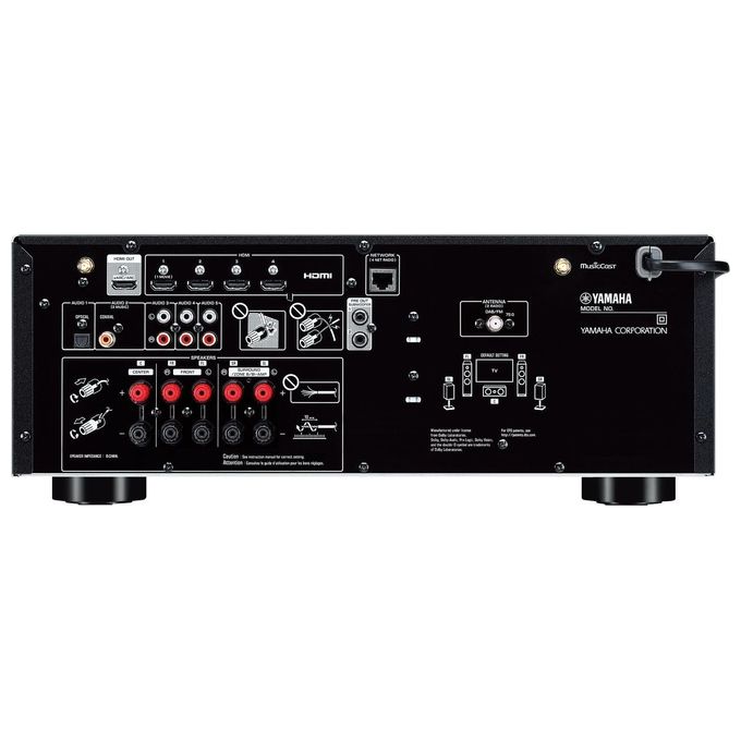 Yamaha YHT-4960 Sistema Home Cinema 5.2 Canali 150 W Wi-Fi Bluetooth Dolby TrueHD DTS-HD 7 Ingressi HDMI colore Nero