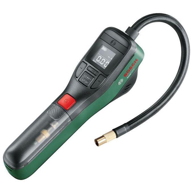 Bosch 0603947000 EasyPump Mini Compressore Portatile a Batteria 10 bar 10 l-min 3.6 V 3 Ah USB-C colore Nero