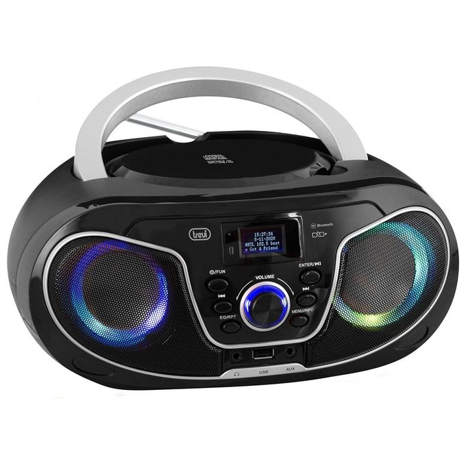 Trevi CMP 588 DAB Stereo Portatile Boombox Cd Dab Dab Usb Bluetooth Aux-in