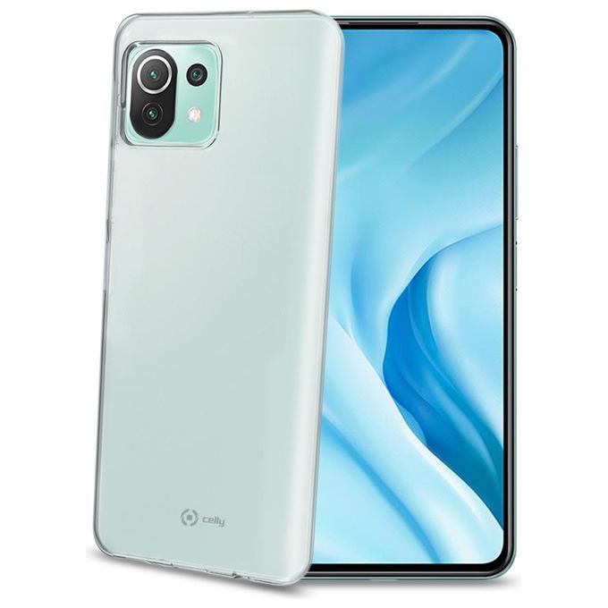 Celly GELSKIN956 Gelskin Cover TPU Xiaomi Mi 11 Lite 4G 5G Antiurto Antigraffi colore Trasparente