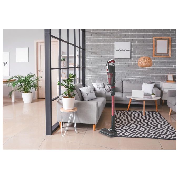 Hoover HF522STH 011 H-Free 500 Aspirapolvere Scopa Senza Sacchetto Ciclonica 0,45 L 45 min autonomia colore Grigio Titanio
