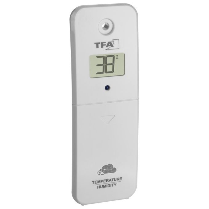 TFA 35.8001.01 VIEW BREEZE Stazione Meteo WLAN con Previsioni 7 Giorni e App Gratuita colore Nero