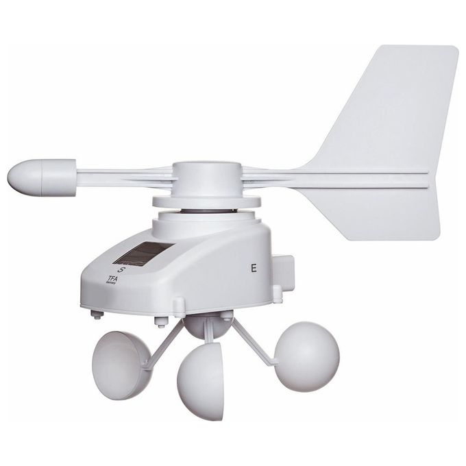 TFA Dostmann 31.4005.02 WeatherHub Stazione Meteo Wi-Fi con Gateway Sensore Temperatura Umidita' Pluviometro Anemometro colore Bianco
