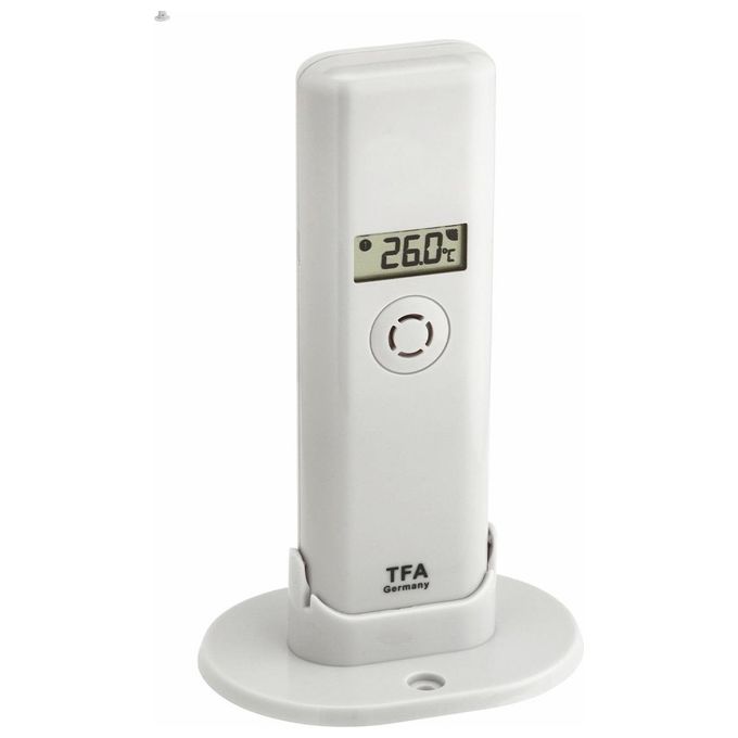 TFA Dostmann 31.4005.02 WeatherHub Stazione Meteo Wi-Fi con Gateway Sensore Temperatura Umidita' Pluviometro Anemometro colore Bianco