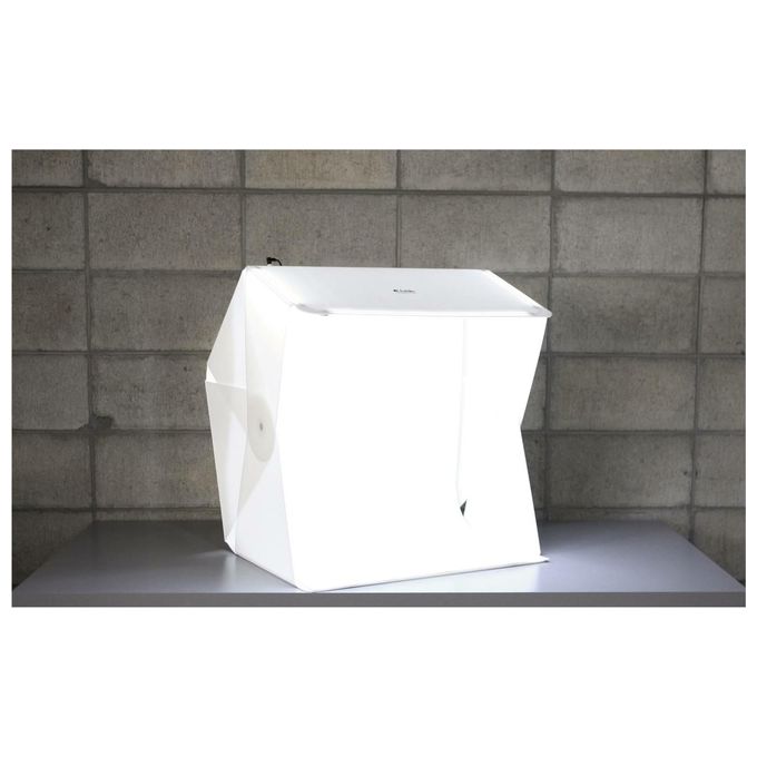 Orangemonkie FOLDIO3 Studio Fotografico Portatile Lightbox LED 5700K CRI 95 62.5x64x55 cm colore Bianco