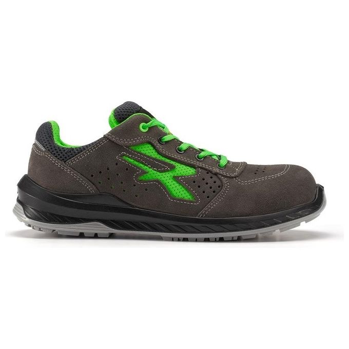 U-Power RI21086 Denver Scarpa Antinfortunistica Bassa S1P SRC ESD Puntale Composito Taglia 42 colore Verde