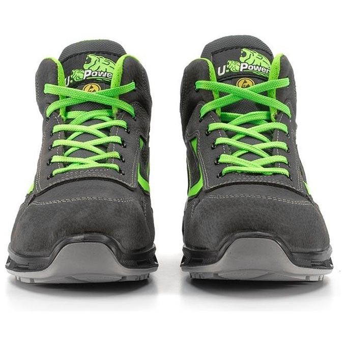 U-Power Scarpe antinfortunistiche HUMMER S3 CI Nero-Verde taglia 41