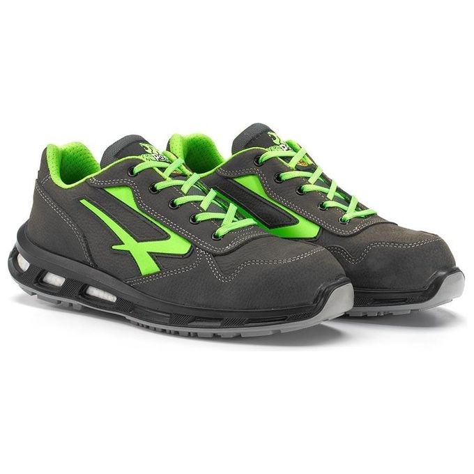 U-Power Scarpe Antinfortunistiche Yoda Ci Nero-Verde Taglia 44