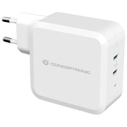 Conceptronic ALTHEA08W Caricabatterie Universale 100W con 2 Porte USB-C GaN USB PD 3.0 colore Bianco