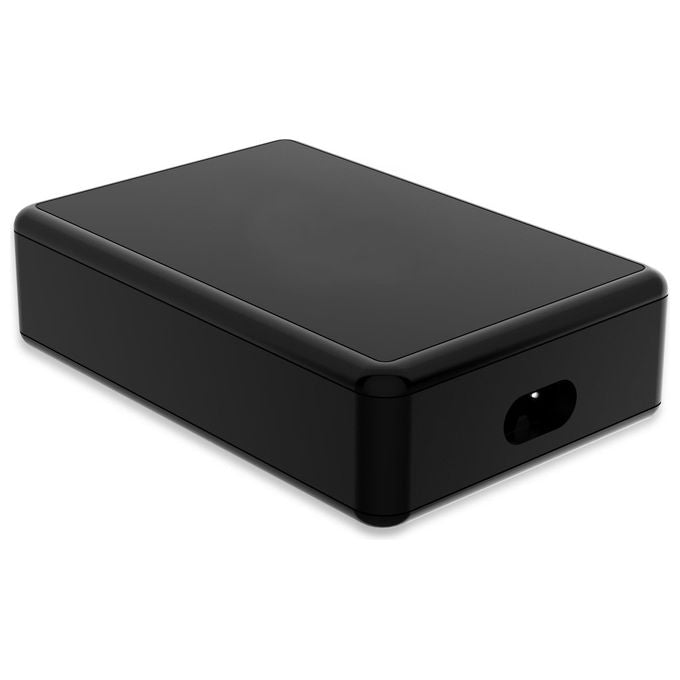 Conceptronic OZUL01B Caricatore Desktop 65 W con USB-C PD 3.0 e 3 USB-A QC 3.0 colore Nero