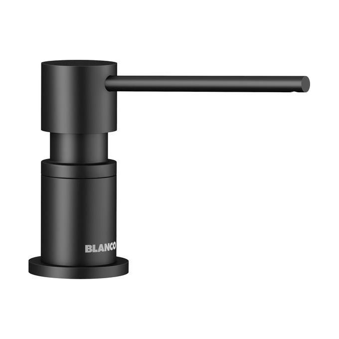 Blanco LATO Dispenser sapone cucina nero opaco