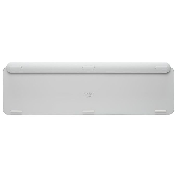 Logitech mx keys s tastiera wireless qwerty retroilluminata alluminio e bianco italiano
