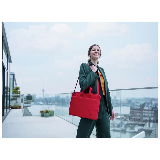 Trust Bologna Borsa per Notebook 16'' Valigetta Ventiquattrore Rosso