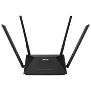 Asus RT-AX53U Router Wireless Wi-Fi 6 AX1800 Dual Band 2.4 GHz 5 GHz Gigabit Ethernet MU-MIMO AiMesh colore Nero