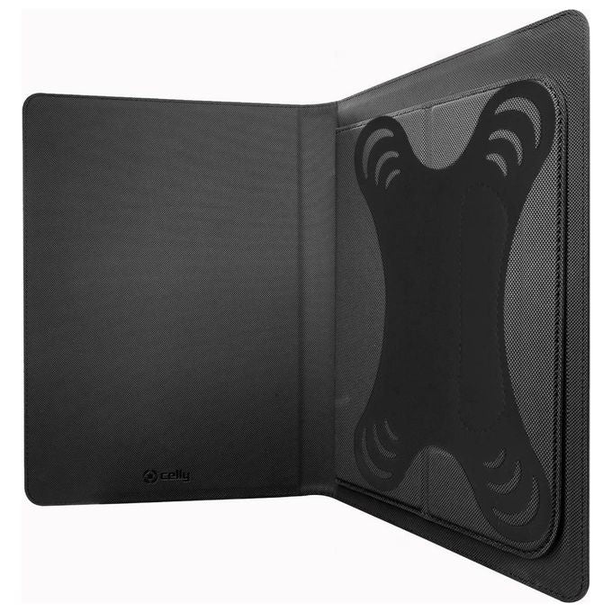 Celly UNIBANDTPRO11BK Custodia Universale Tablet 11'' Ecopelle con Tastiera Italiana Bluetooth colore Nero