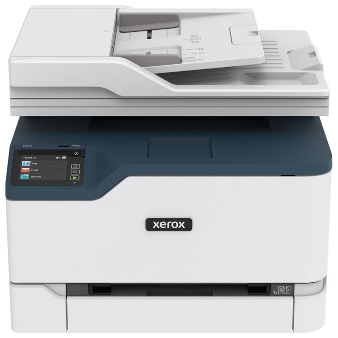 Xerox C235V_DNI Multifunzione Laser A4 Colore Stampa Copia Scansione Fax 22 ppm Wi-Fi Fronte Retro ADF Touch colore Bianco