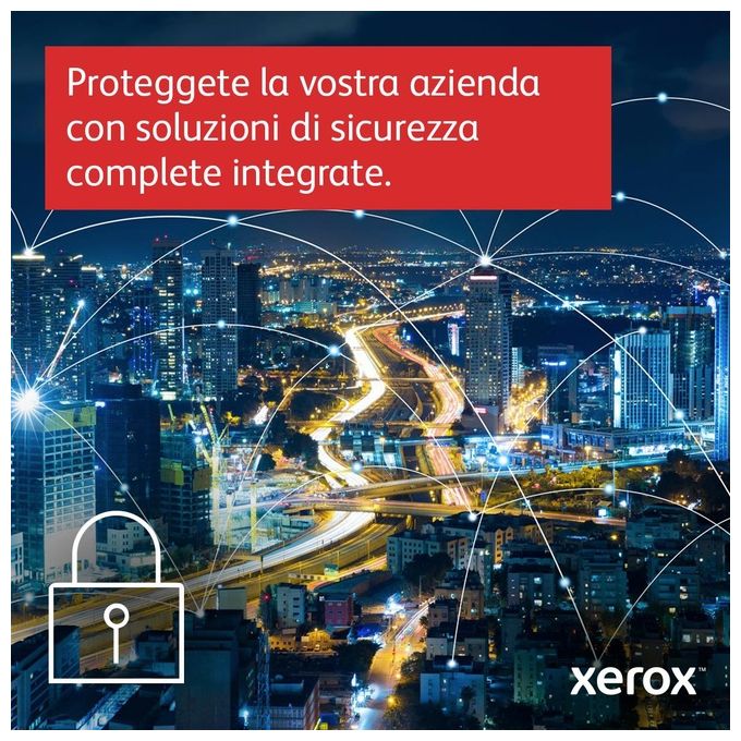 Xerox B225V_DNI Stampante Multifunzione Laser A4 Mono 34ppm Fronte Retro Wi-Fi ADF 50 fogli 250 fogli colore Bianco