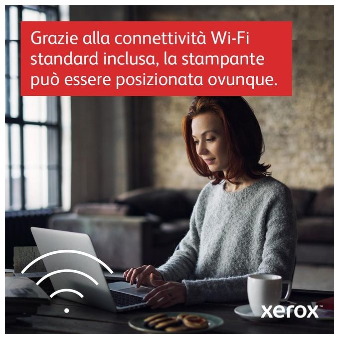 Xerox B305V_DNI B305 Stampante Multifunzione Laser Mono A4 38 ppm Fronte Retro Wi-Fi Ethernet USB Display Touch 2 Vassoi 350 Fogli colore Bianco