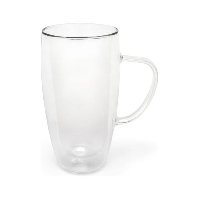 Bredemeijer Bicchiere in Vetro 400ml Latte Macchiato Doppia Parete 2 Pezzi