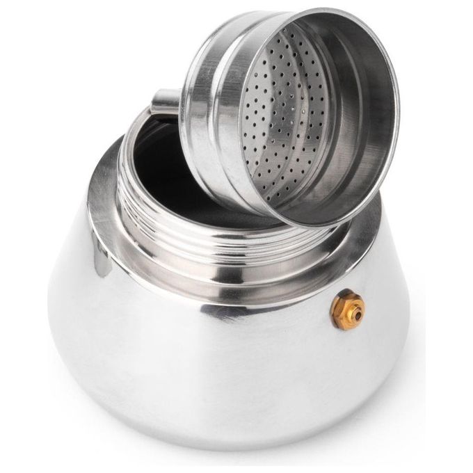 Leopold Vienna LV113002 Caffettiera Trevi inox 4 tazze