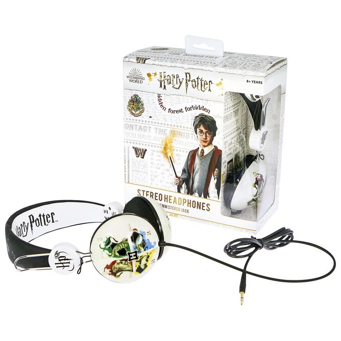 4Side Harry Potter Hogwarts Crest Dome Cuffie