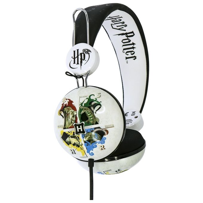 4Side Harry Potter Hogwarts Crest Dome Cuffie