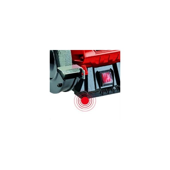 Einhell TC-BG 150 Smerigliatrice da Banco 150 W 2980 rpm 2 Mole 150 mm Disco K36 K60 colore Rosso