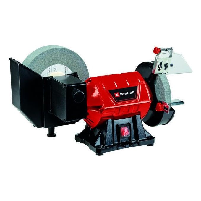 Einhell TC-WD 200-150 Smerigliatrice da Banco Combinata Umido Secco 2980 rpm 2 Mole colore Nero Rosso