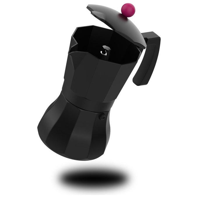 Taurus KCP9009I Black Moments Moka 9 Tazze Base e Filtro Acciaio Inox Full Induction colore Nero