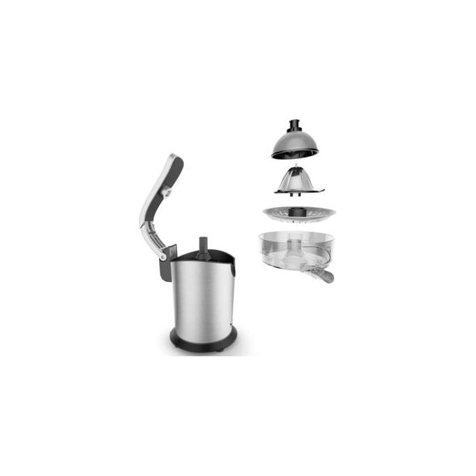 Moulinex PC700D10 Vitapress Pro Spremiagrumi Elettrico 300 W Leva di Pressione Antigoccia colore Acciaio Inossidabile