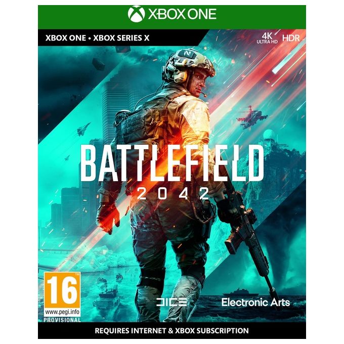 Electronic Arts 1068634 Battlefield 2042 Videogioco FPS Standard Supporto Fisico Blu-ray Lingua Italiano Inglese Piattaforma Xbox One colore Nero