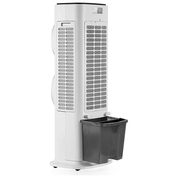 Macom 988 Enjoy Relax Power Double Wind Raffrescatore Evaporativo 90W 10L fino a 100 m² colore Bianco