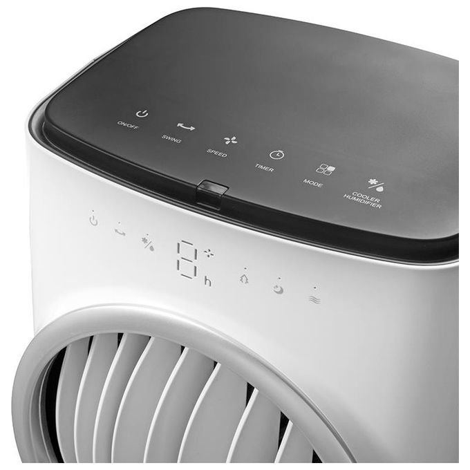 Macom 988 Enjoy Relax Power Double Wind Raffrescatore Evaporativo 90W 10L fino a 100 m² colore Bianco
