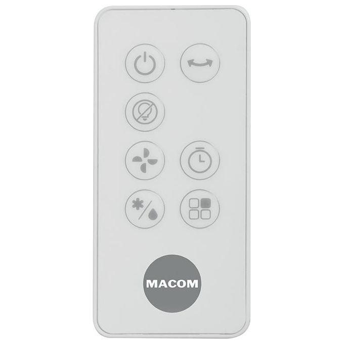 Macom 988 Enjoy Relax Power Double Wind Raffrescatore Evaporativo 90W 10L fino a 100 m² colore Bianco