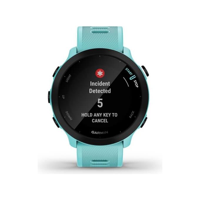 Garmin 010-02562-12 Forerunner 55 Smartwatch GPS Cardiofrequenzimetro 42 mm 14 giorni autonomia colore Turchese