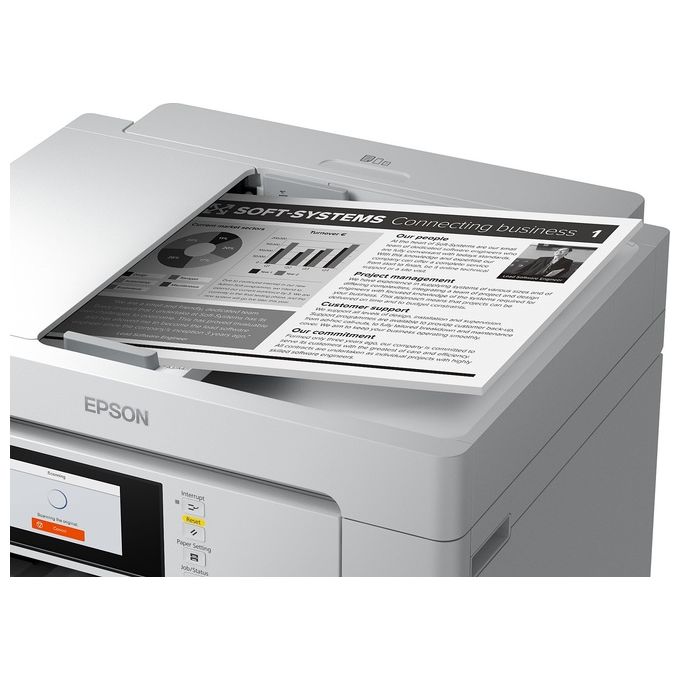 Epson C11CJ41405 EcoTank Pro ET-M16680 Stampante Multifunzione Inkjet Monocromatica A3 Wi-Fi Ethernet USB Touchscreen 25 ppm Fronte Retro Automatico colore Nero