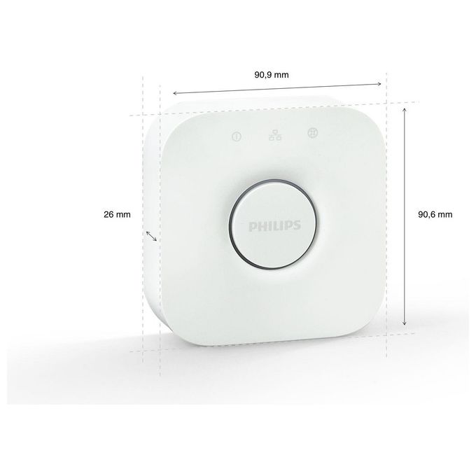 Philips Hue Bridge Controller Centrale senza Fili Cablato ZigBee 2400 2483.5 Mhz Ethernet