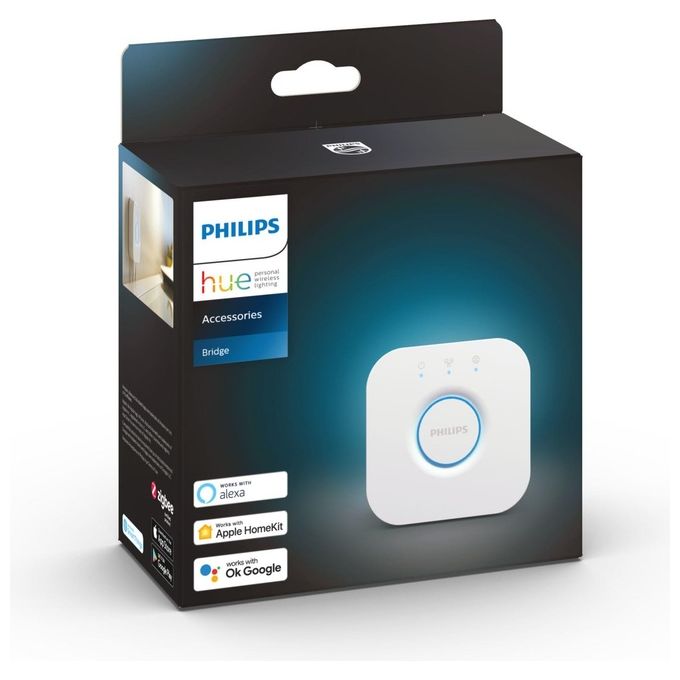 Philips Hue Bridge Controller Centrale senza Fili Cablato ZigBee 2400 2483.5 Mhz Ethernet