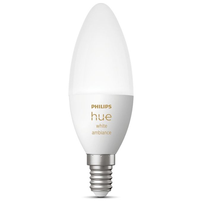 Philips Hue White Ambiance Lampadina Led B39 E14 4W Classe G  2200-6500 K