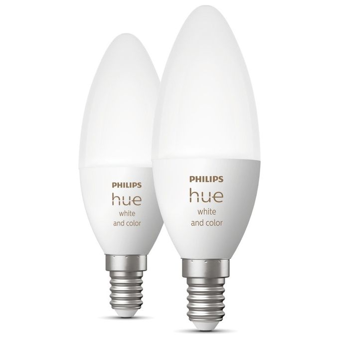 Philips Hue White and Color Ambiance 2 Lampadine Smart E14 25 W