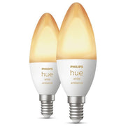 Philips Hue White Ambiance 2 Lampadine Smart E14 25 W