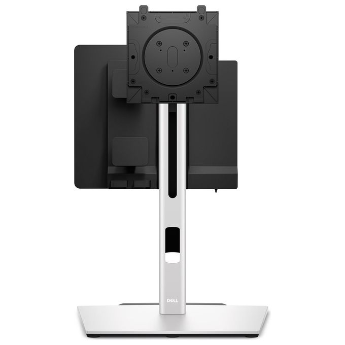 Dell DELL-CFS25 Supporto Monitor CFS25 Regolabile in Altezza 150 mm Rotazione ±45° Inclinazione -5° a +21° VESA 100x100 mm colore Argento