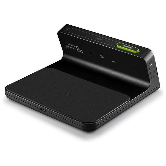 Braun BC21 BEU Sveglia Digitale Display LCD VA Ricarica Wireless Qi 10 W Doppio Allarme Snooze colore Nero