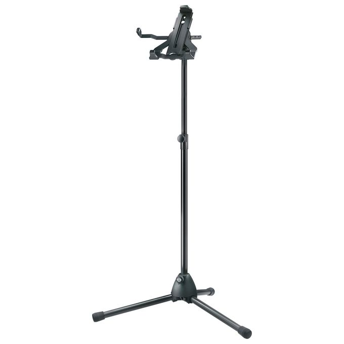 KandM 19775-300-55 Supporto per Tablet PC Biobased Altezza Regolabile 64-149 cm Rotazione 360° Peso 1.8 Kg colore Nero